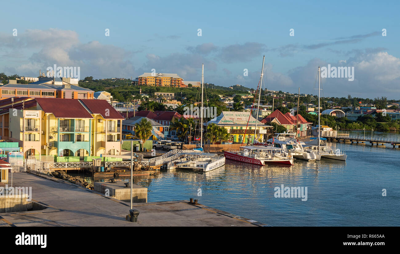 Port of St. John's, Antigua Stock Photo Alamy