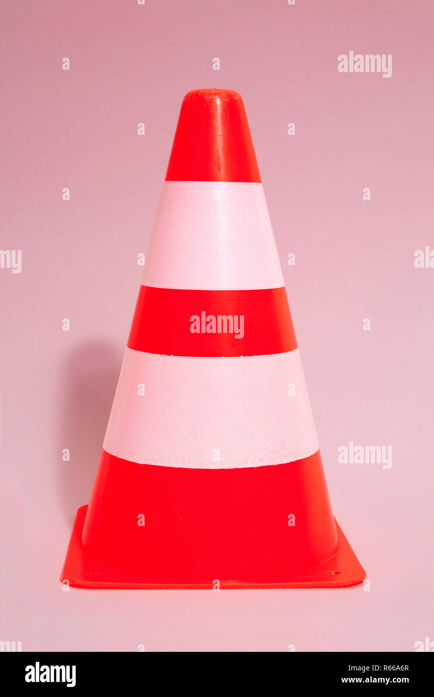 pink traffic cone Stock Photo Alamy