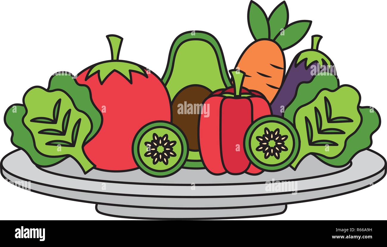 healthy food fresh Stock Vector Image & Art - Alamy