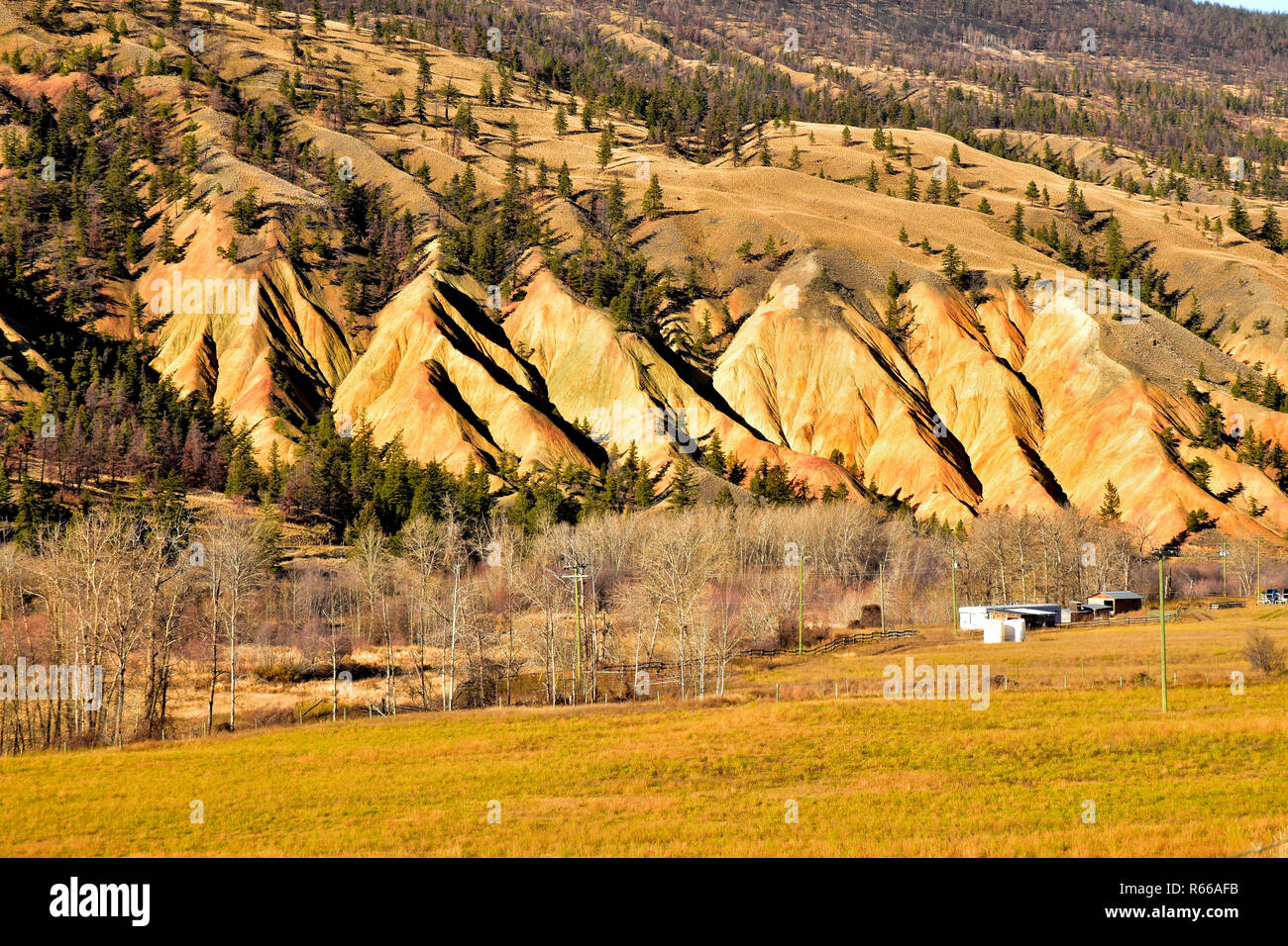 Painted Hills just north of Cache Creek, BC, Canada Stock Photo Alamy
