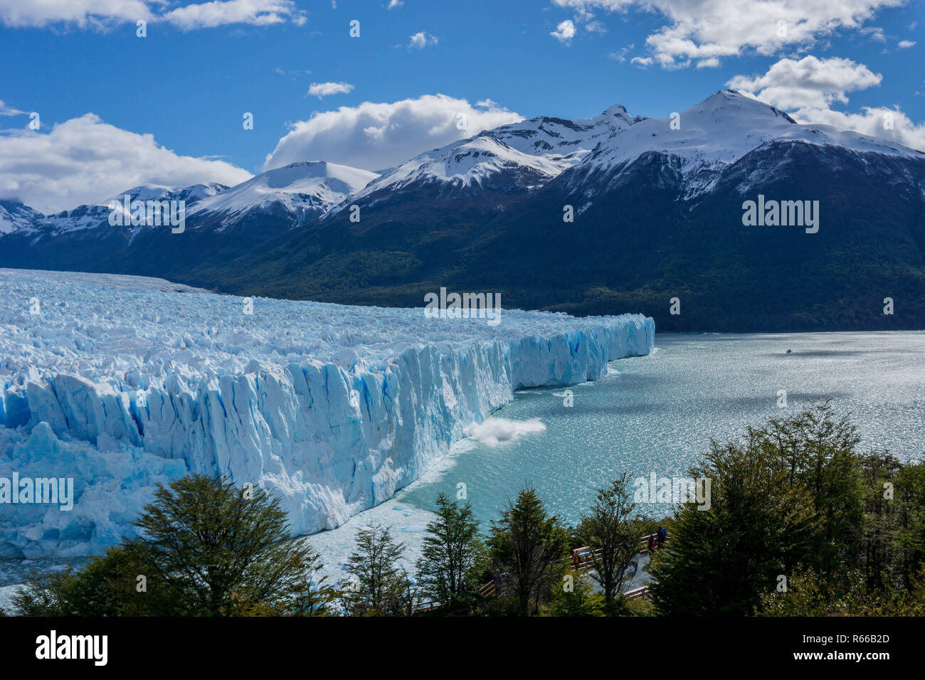 Scenic views of Glaciar Perito Moreno, El Calafate, Argentina Stock Photo