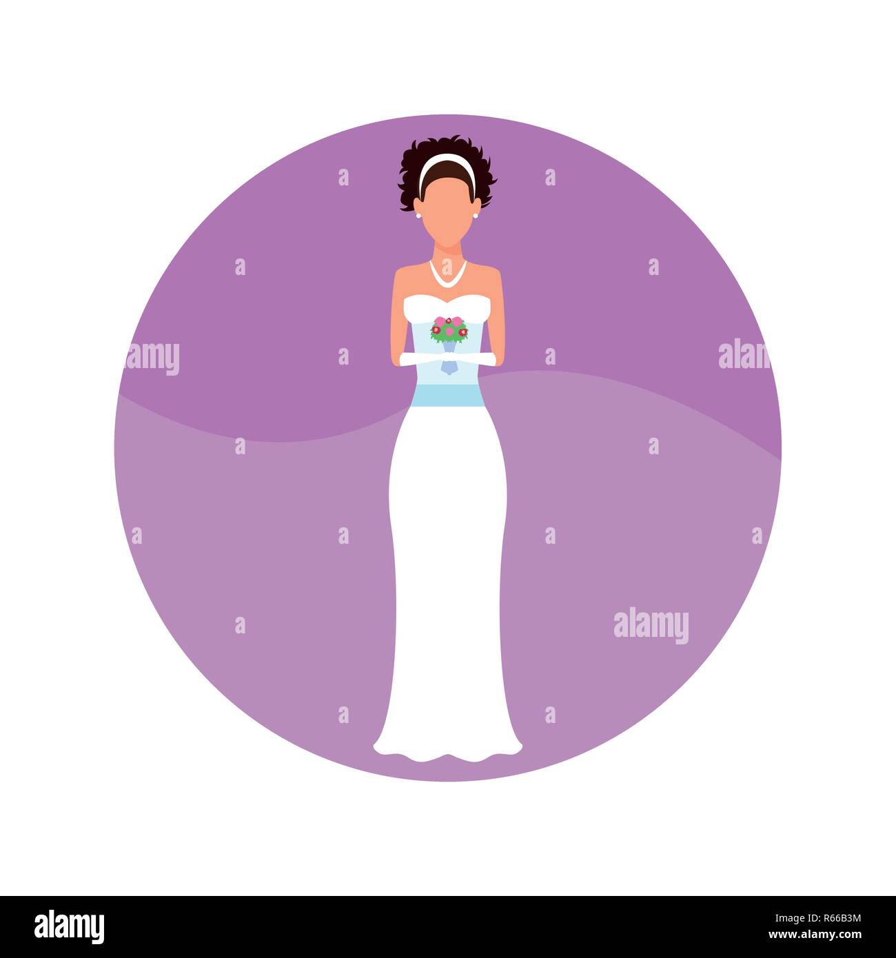 wedding bride dress Stock Vector Image & Art - Alamy