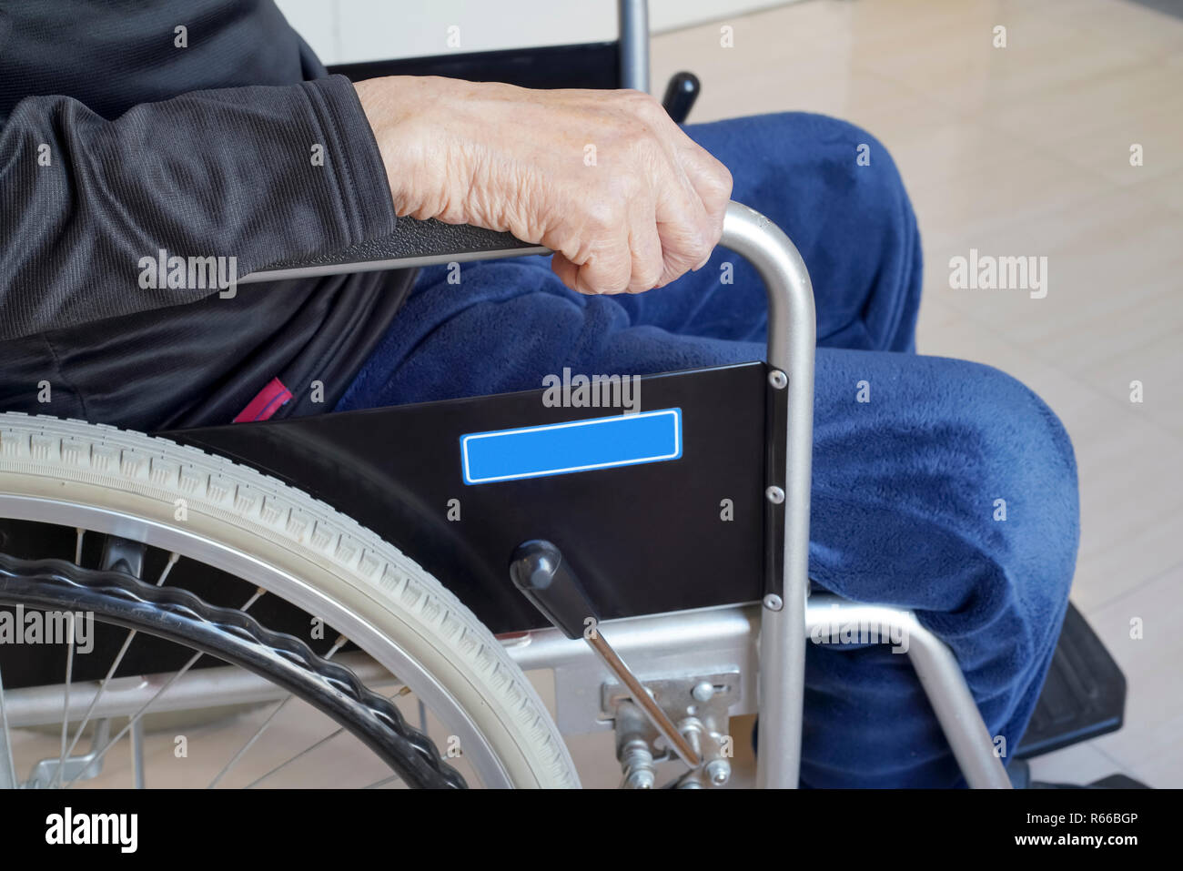 Old man wheelchair sad hi-res stock photography and images - Alamy