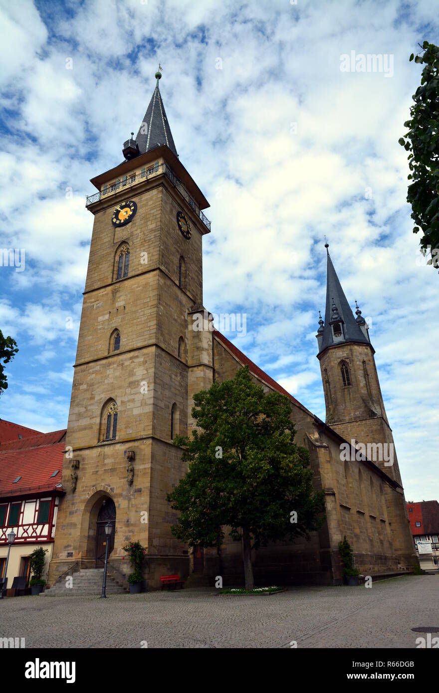 collegiate church oehringen Stock Photo