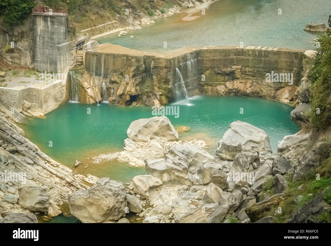 Nepal dam construction hires stock photography and images Alamy