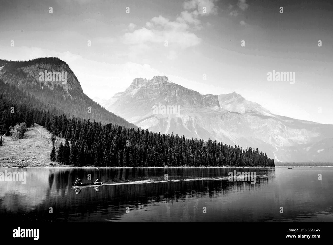 Beautiful lake view Black and White Stock Photos & Images - Alamy