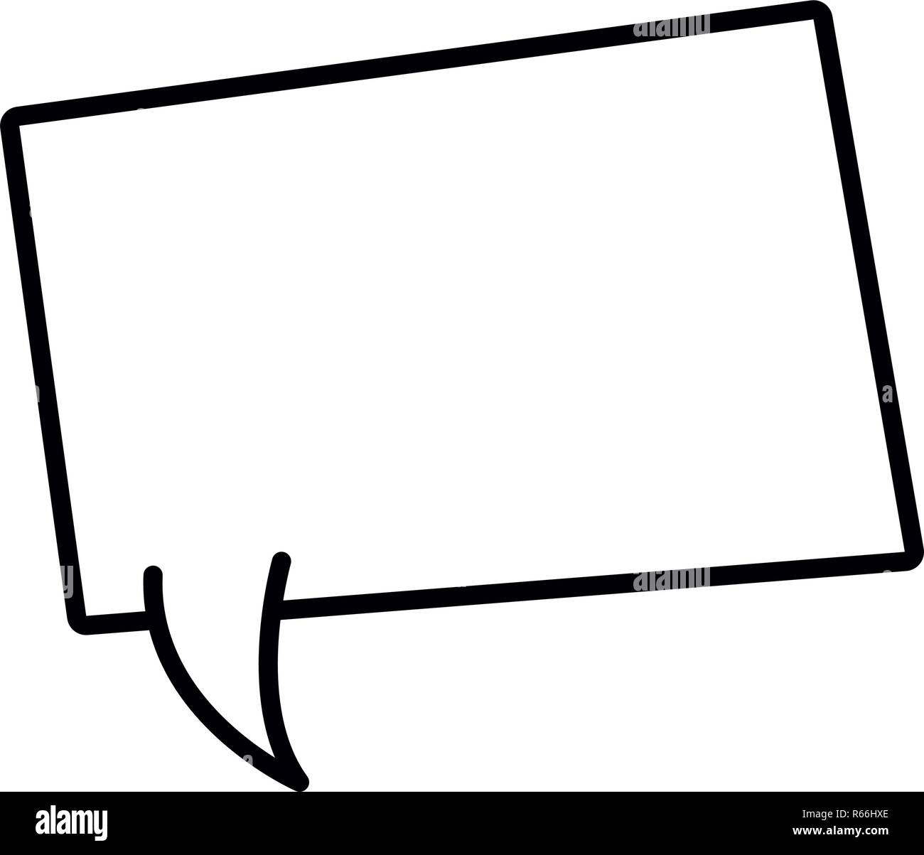 speech bubble in comic isolated icon Stock Vector Image & Art - Alamy