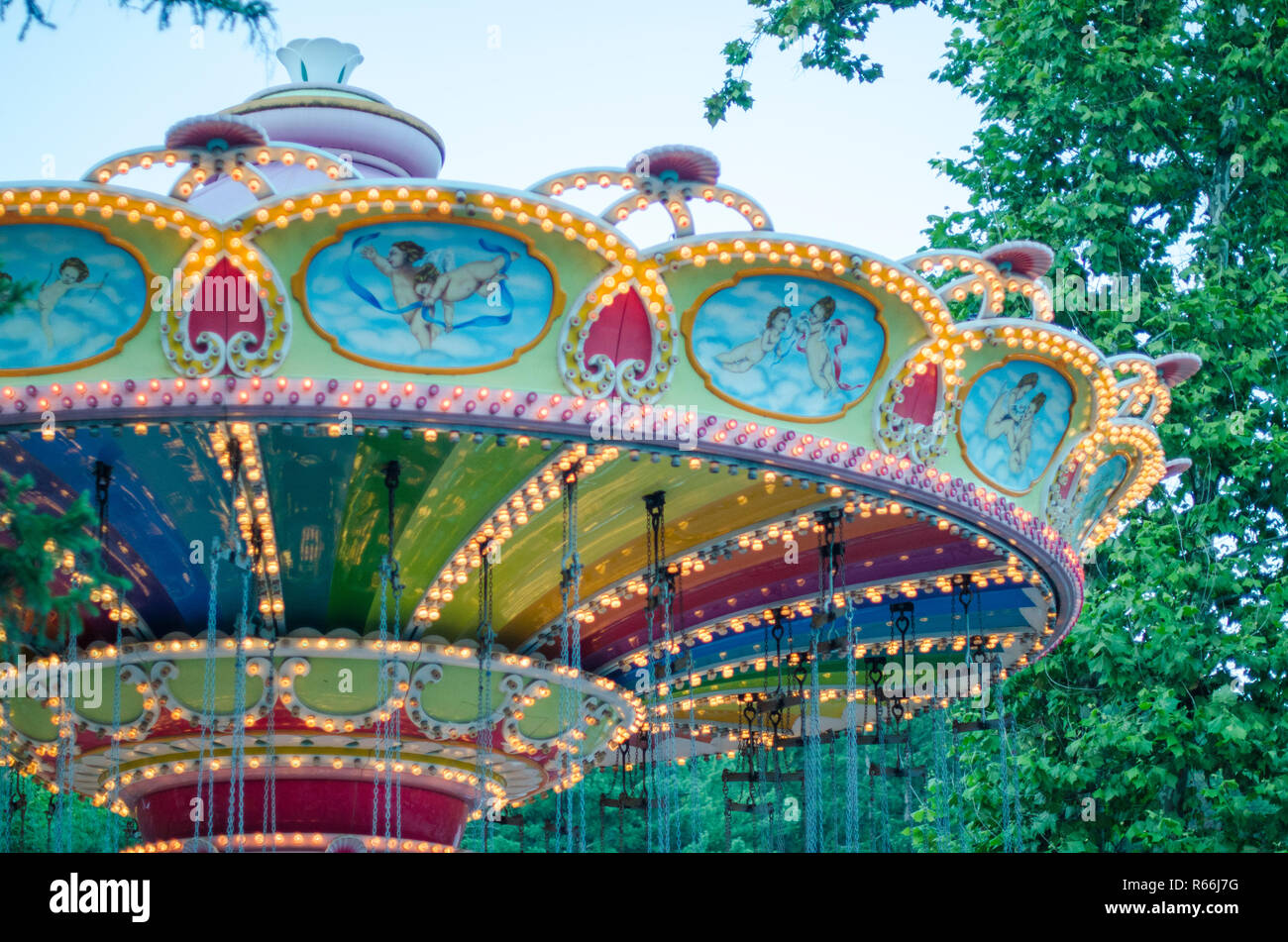 Carnival swing ride hi-res stock photography and images - Alamy