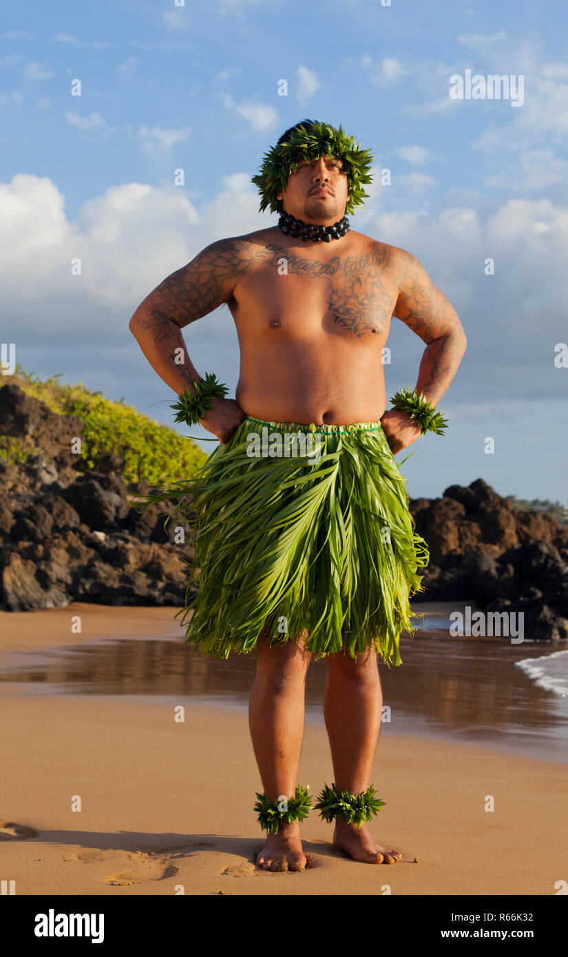 Hula skirt man hi-res stock photography and images - Alamy