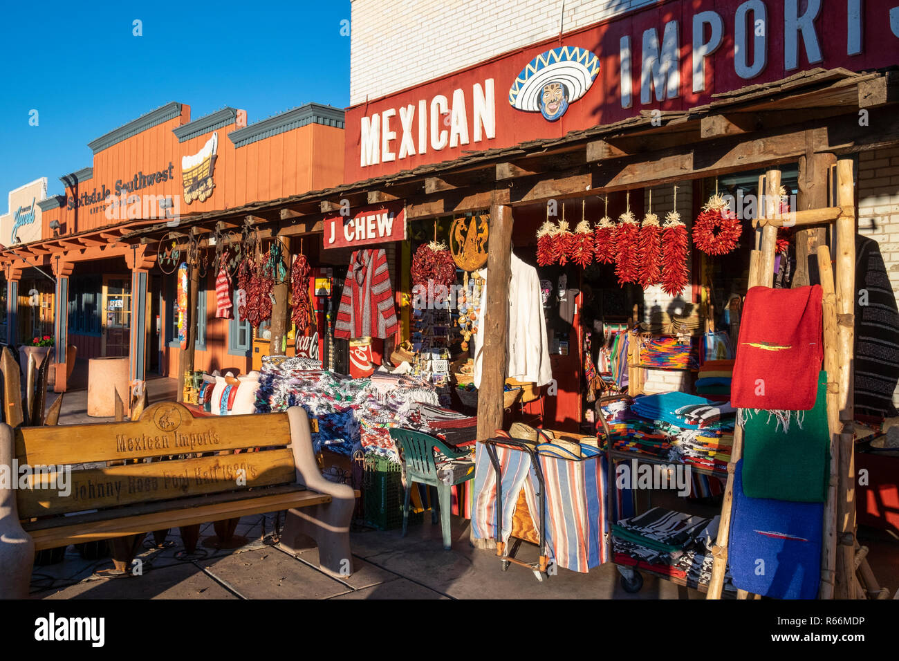 Mexcican Imports store, Old Town Scottsdale, Scottsdale, Phoenix, Arizona, USA Stock Photo Alamy