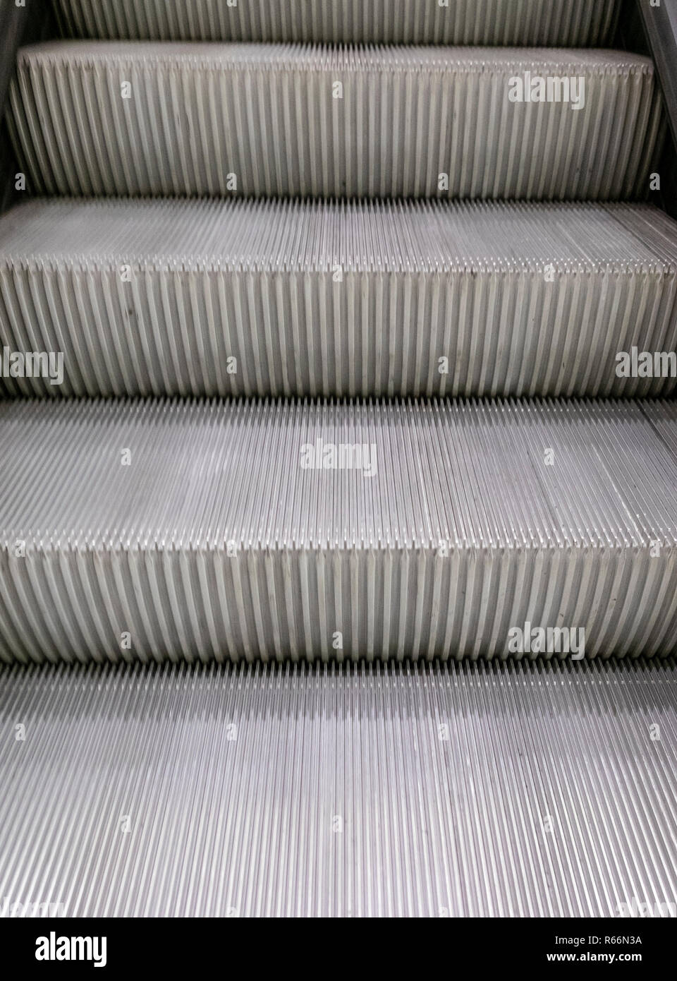 Escalator close-up image Stock Photo