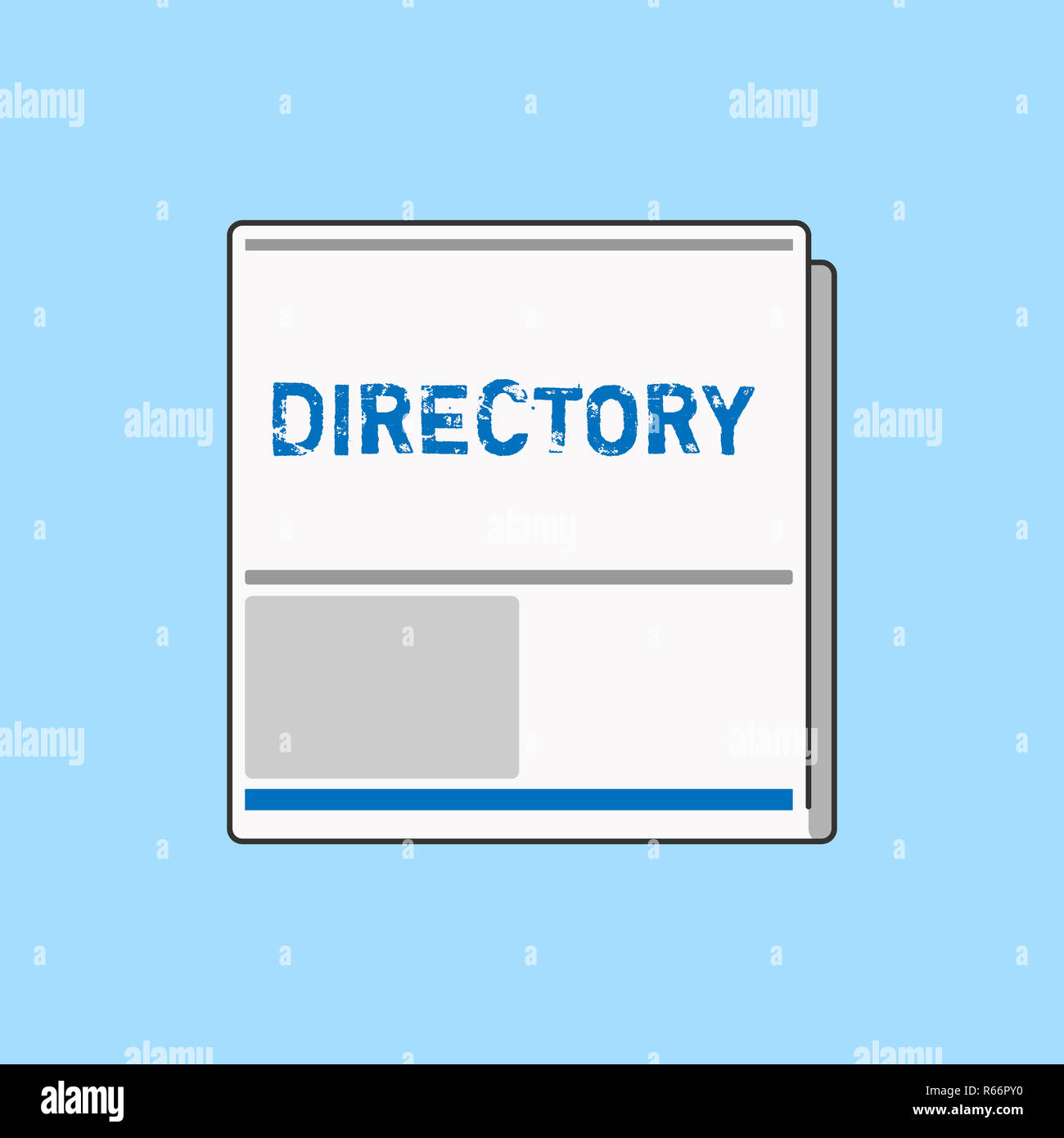 Directory layout hi-res stock photography and images - Alamy