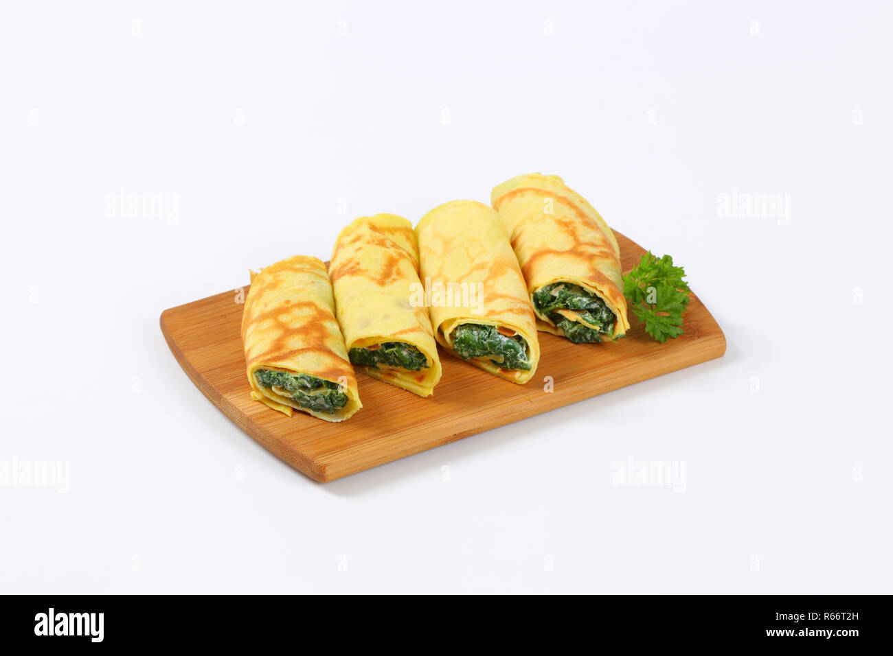 Spinach and Ricotta Crepes Stock Photo - Alamy