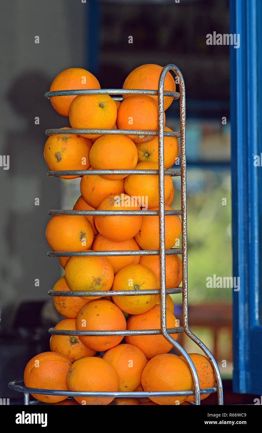 fresh oranges Stock Photo