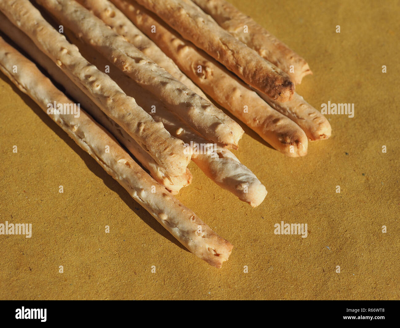 Italian breadsticks grissini Stock Photo Alamy