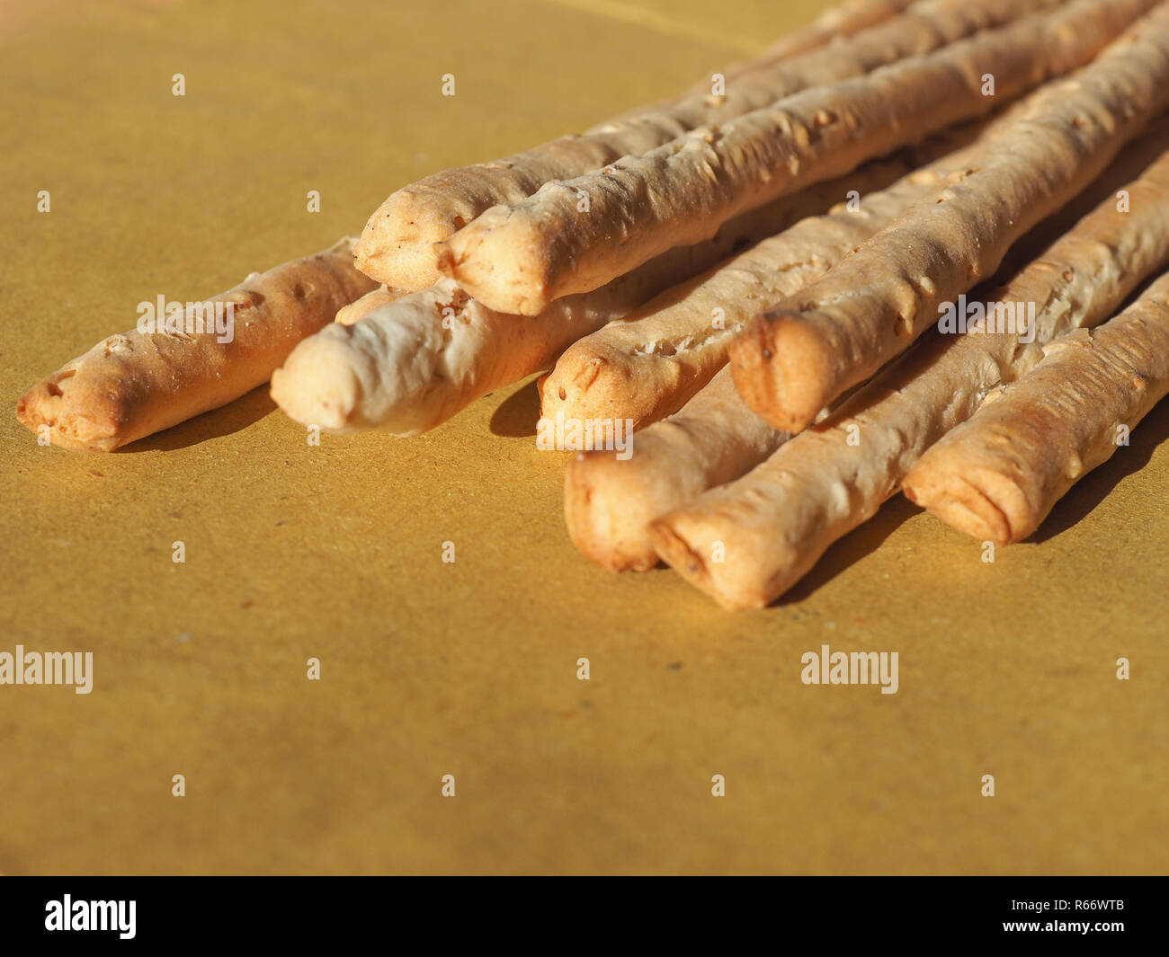 Italian breadsticks grissini Stock Photo Alamy