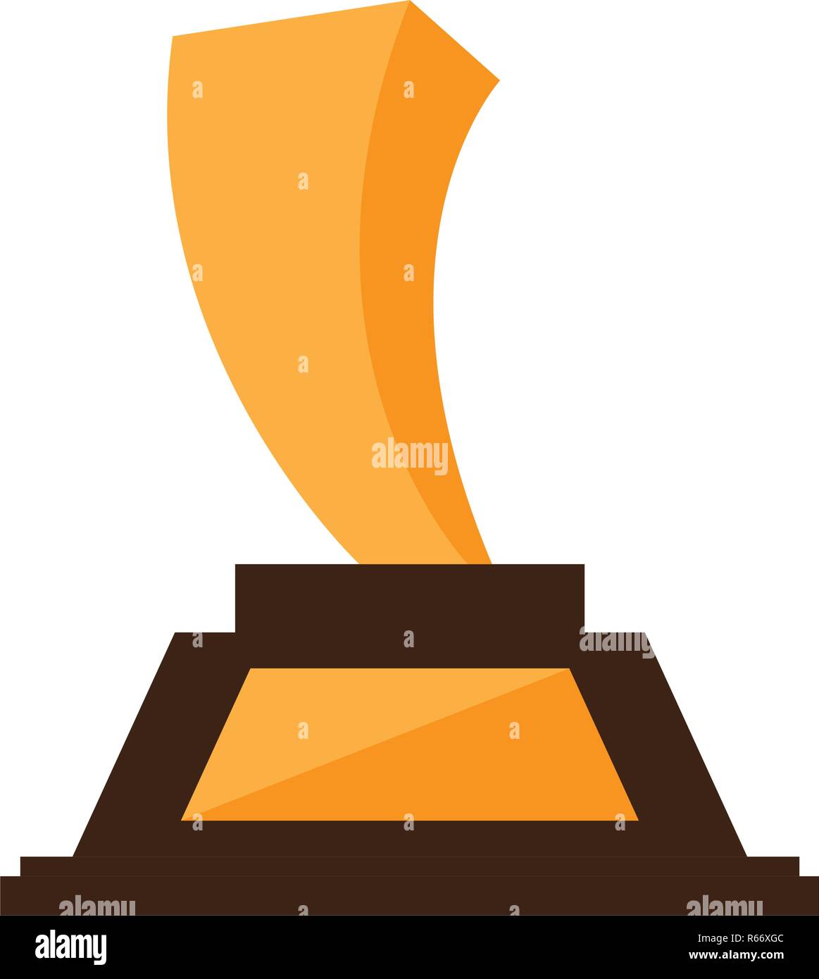 Isolated golden trophy Stock Vector Image & Art - Alamy