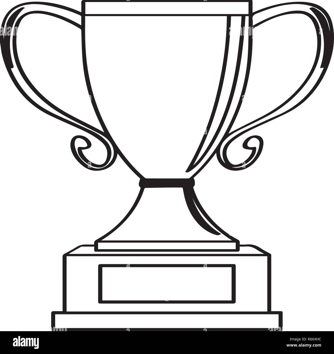 Isolated golden trophy icon Stock Vector Image & Art - Alamy