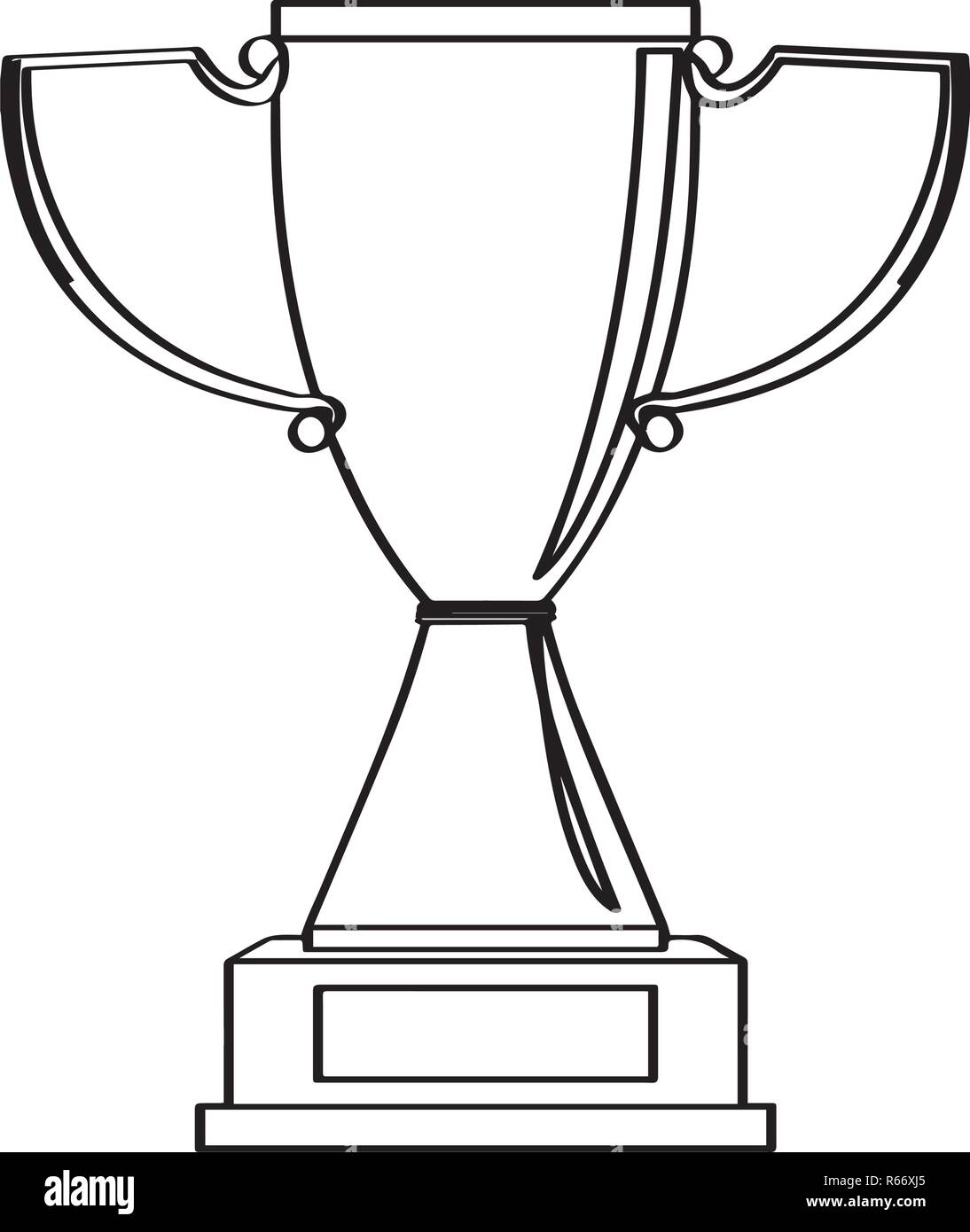 Isolated golden trophy icon Stock Vector Image & Art - Alamy