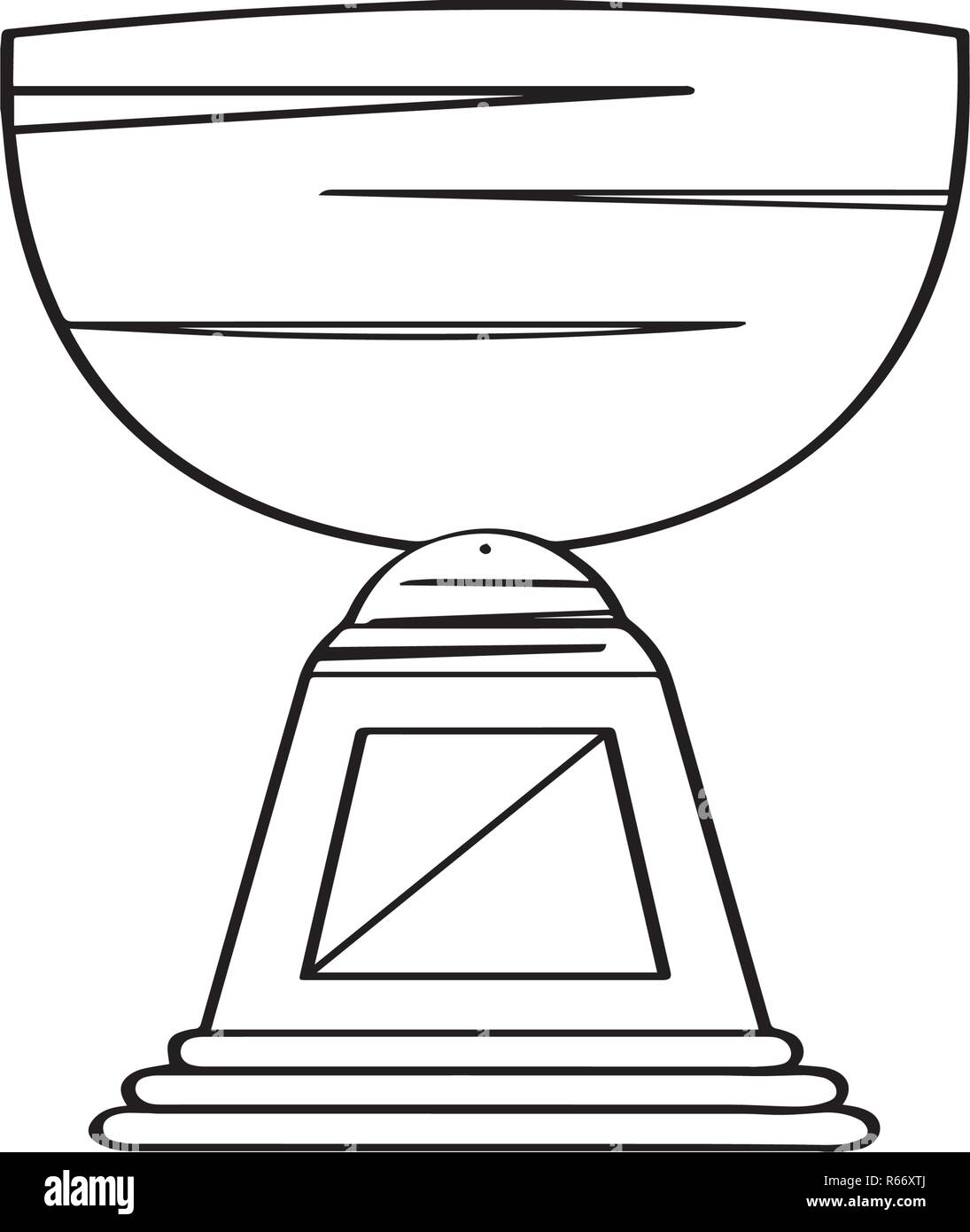 Isolated golden trophy icon Stock Vector Image & Art - Alamy