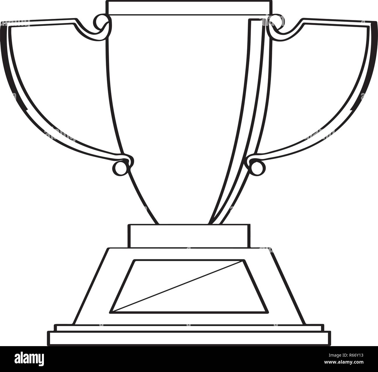 Isolated golden trophy icon Stock Vector Image & Art - Alamy