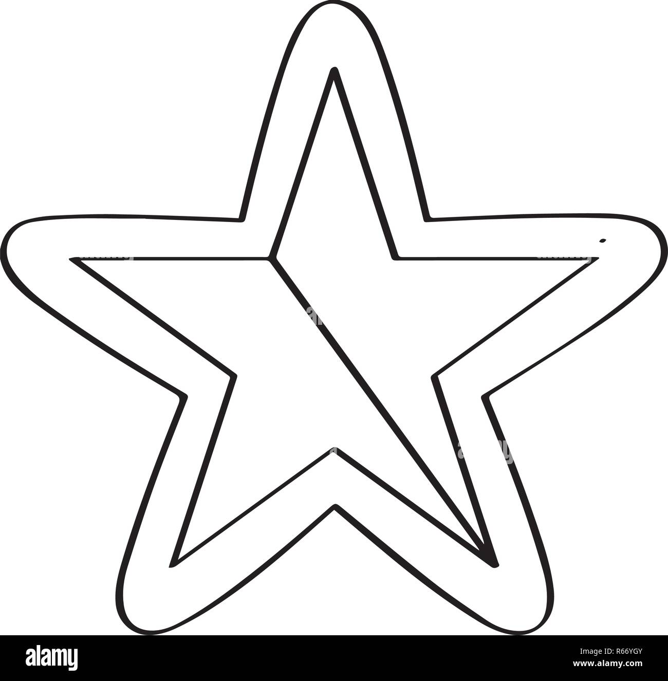 Star shape cookie Stock Vector Images - Alamy