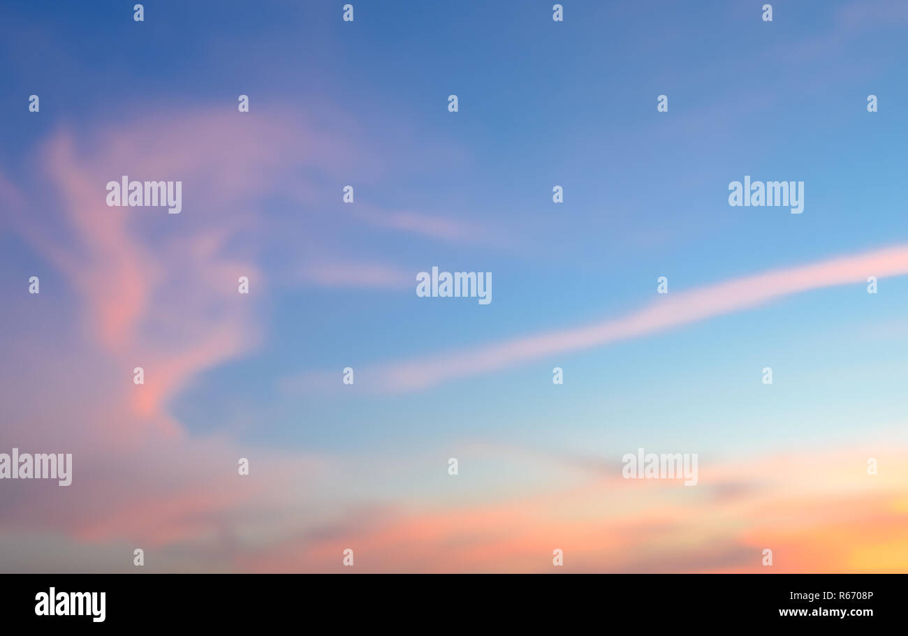Abstract sunset sky background Stock Photo - Alamy