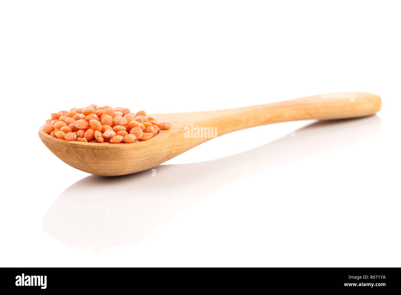 Red organic lentils Stock Photo - Alamy