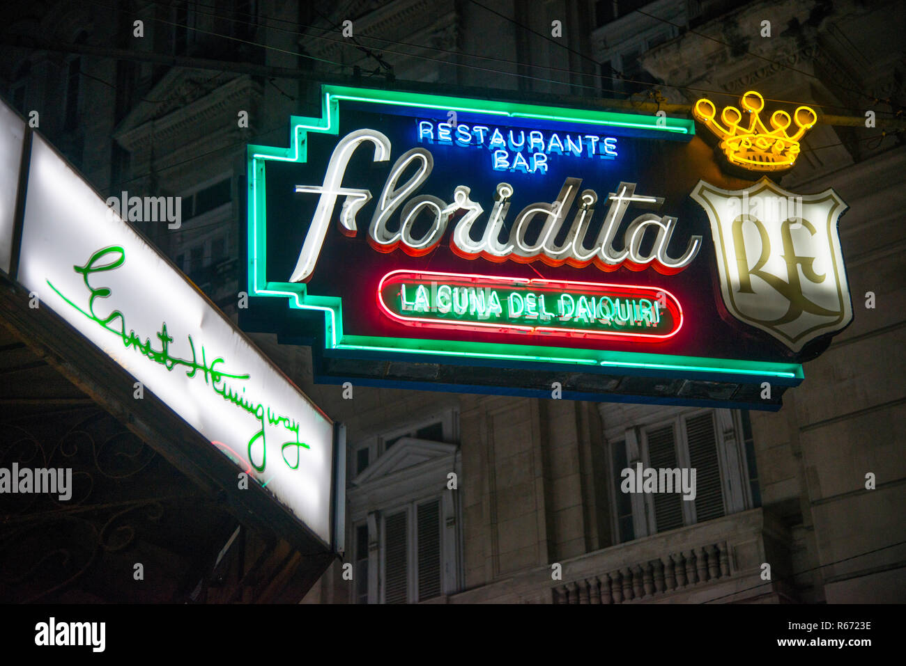 Ernest Hemingway's favorite place for a daiquiri. Stock Photo