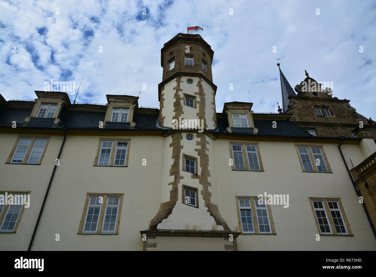 the oehringer castle Stock Photo