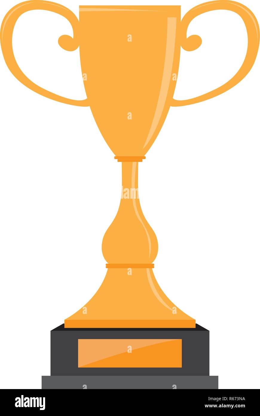 Isolated golden trophy Stock Vector Image & Art - Alamy