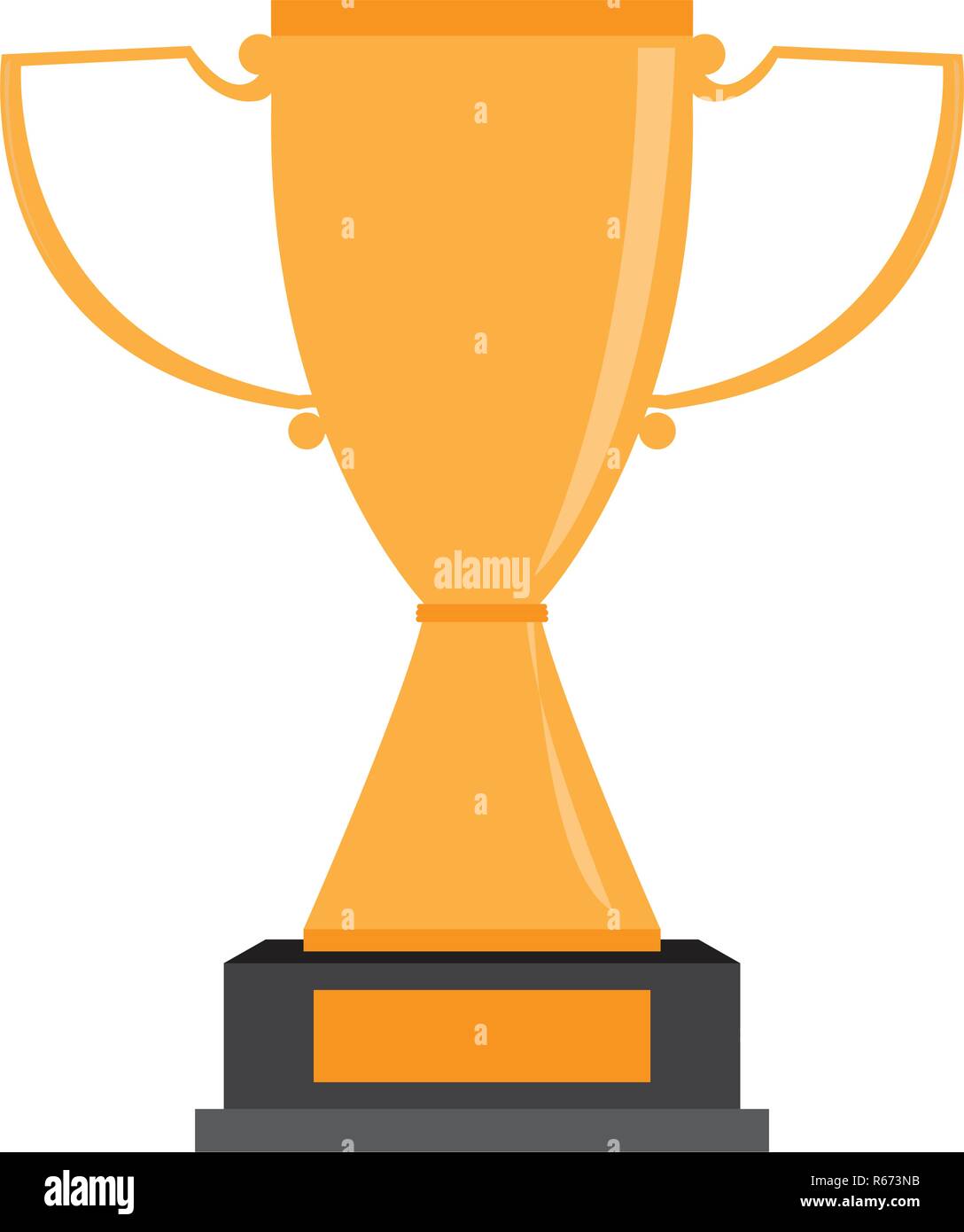 Isolated golden trophy Stock Vector Image & Art - Alamy