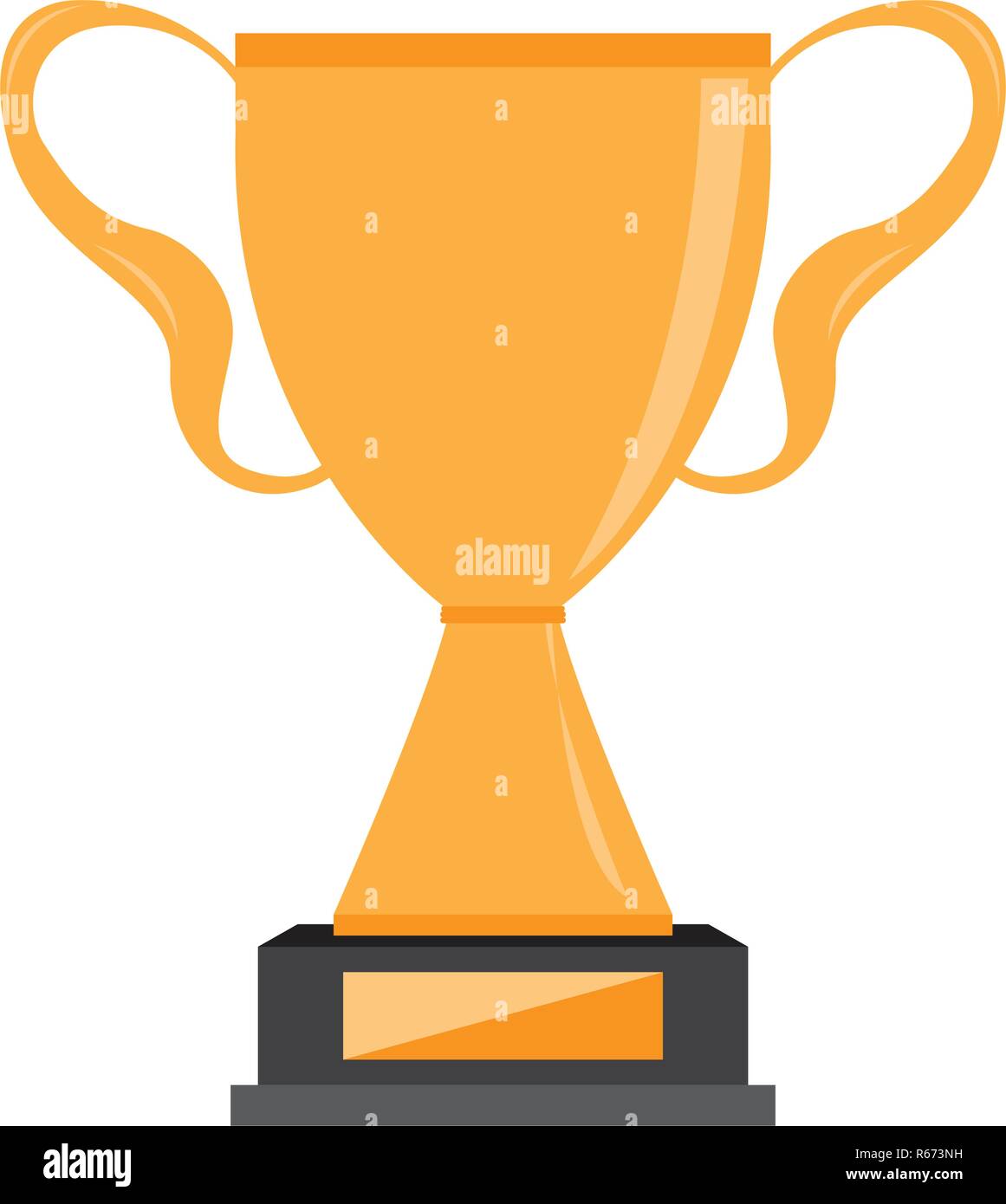 Isolated golden trophy Stock Vector Image & Art - Alamy