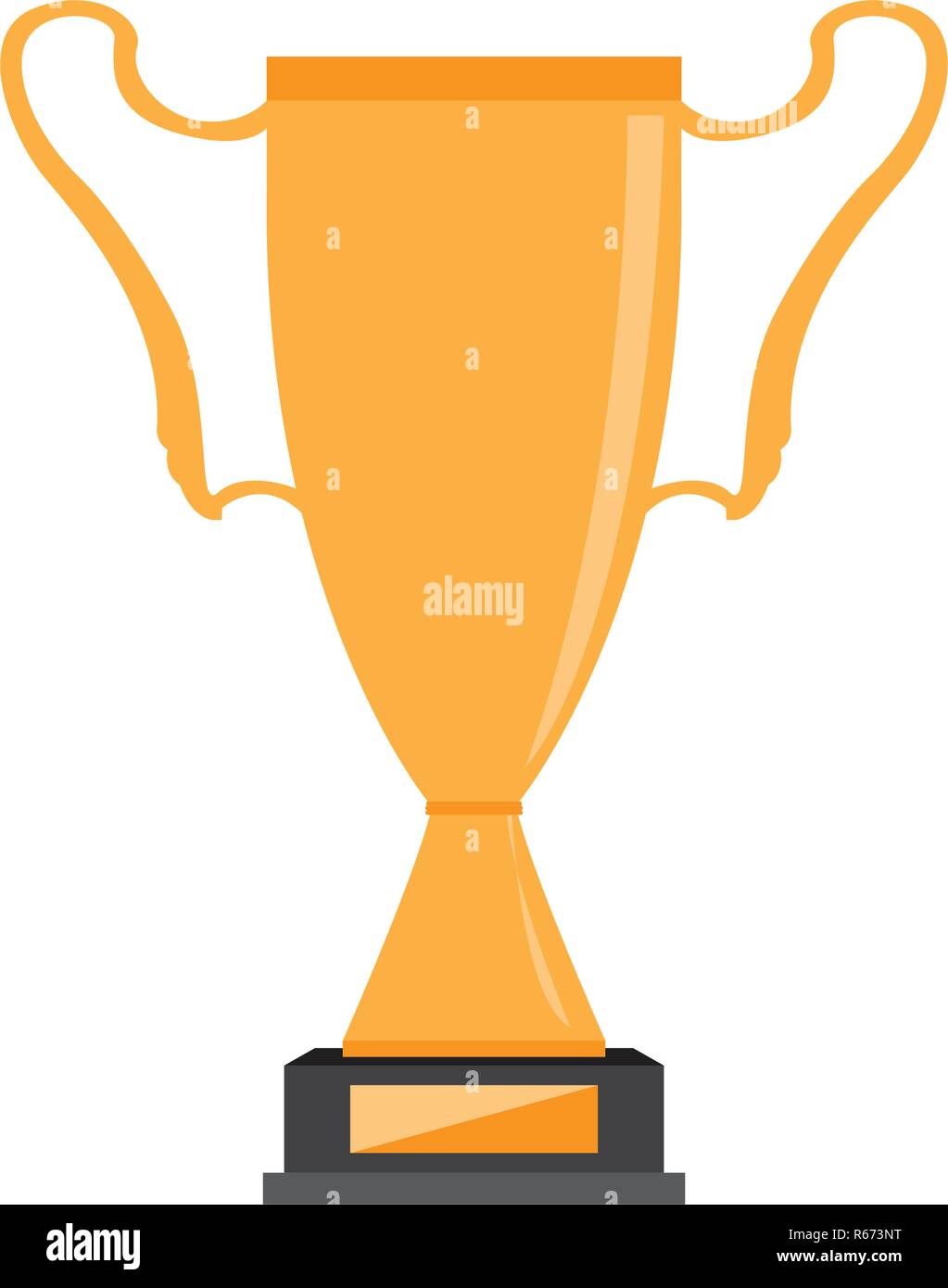Isolated golden trophy Stock Vector Image & Art - Alamy