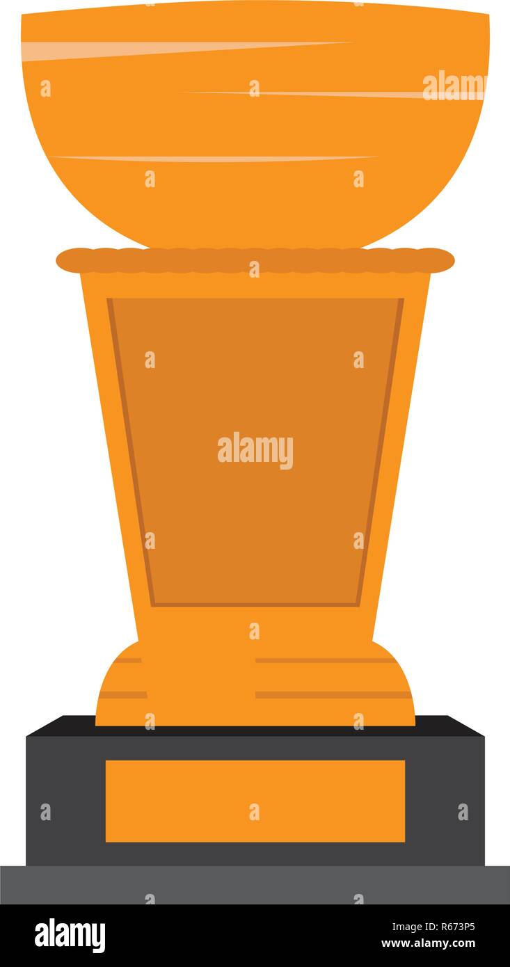 Isolated golden trophy Stock Vector Image & Art - Alamy