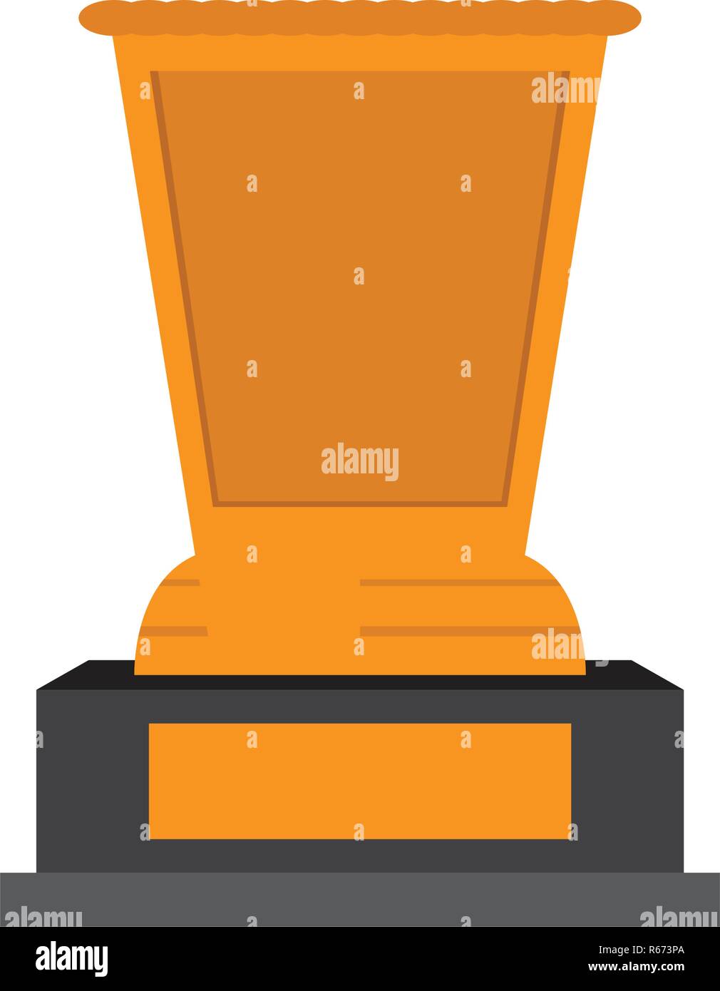 Isolated golden trophy Stock Vector Image & Art - Alamy