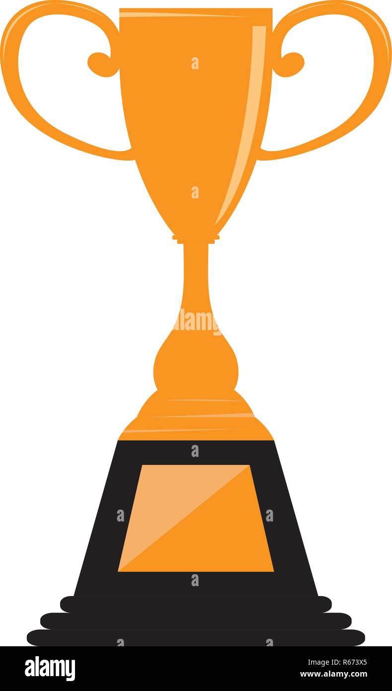 Isolated golden trophy Stock Vector Image & Art - Alamy