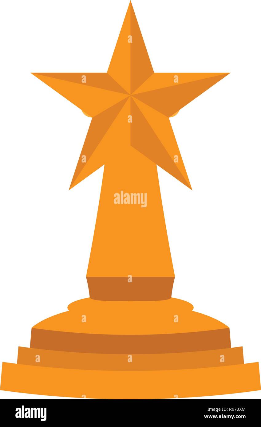 Isolated golden trophy Stock Vector Image & Art - Alamy