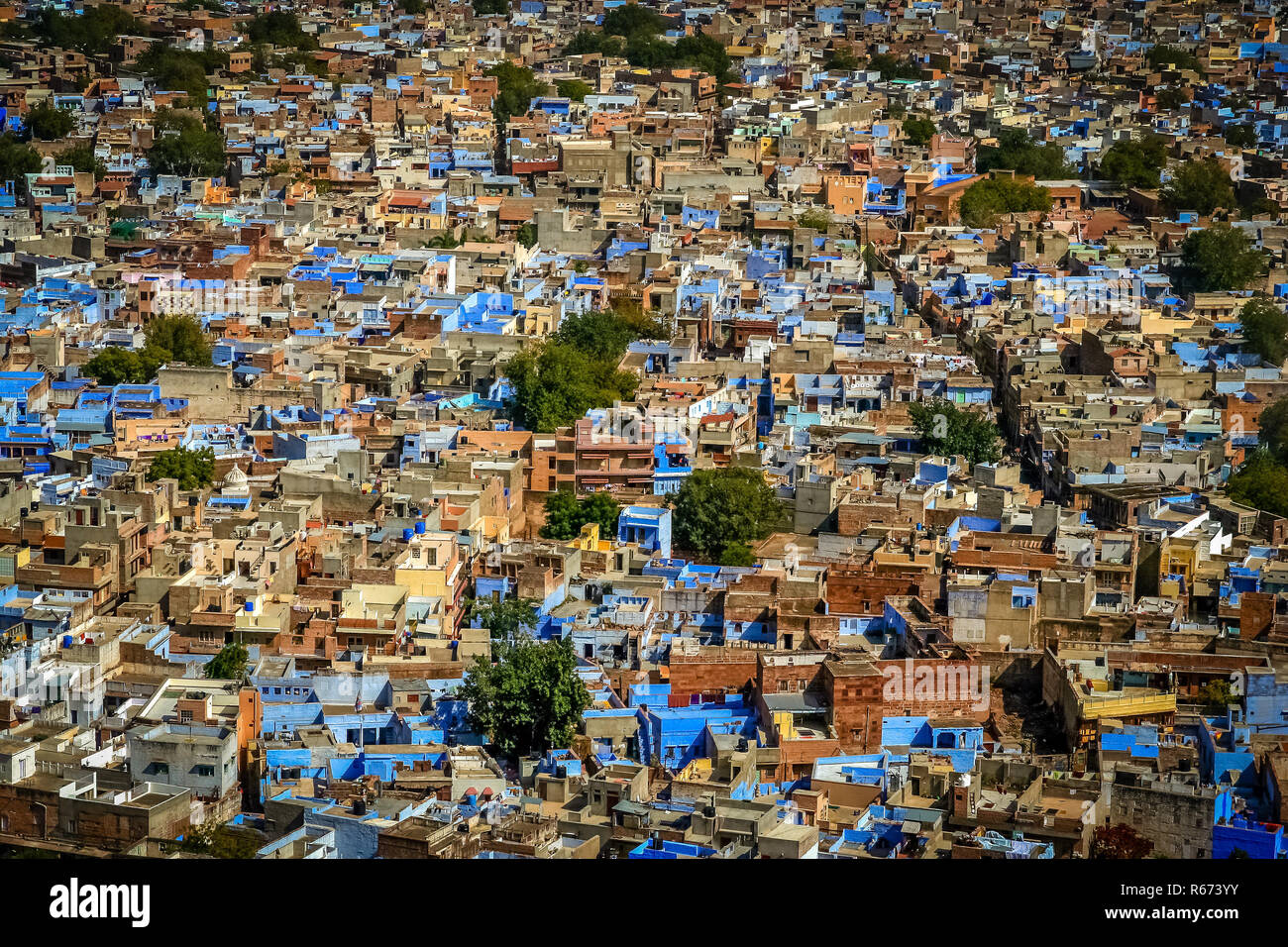 Jodhpur – Blue City Stock Photo