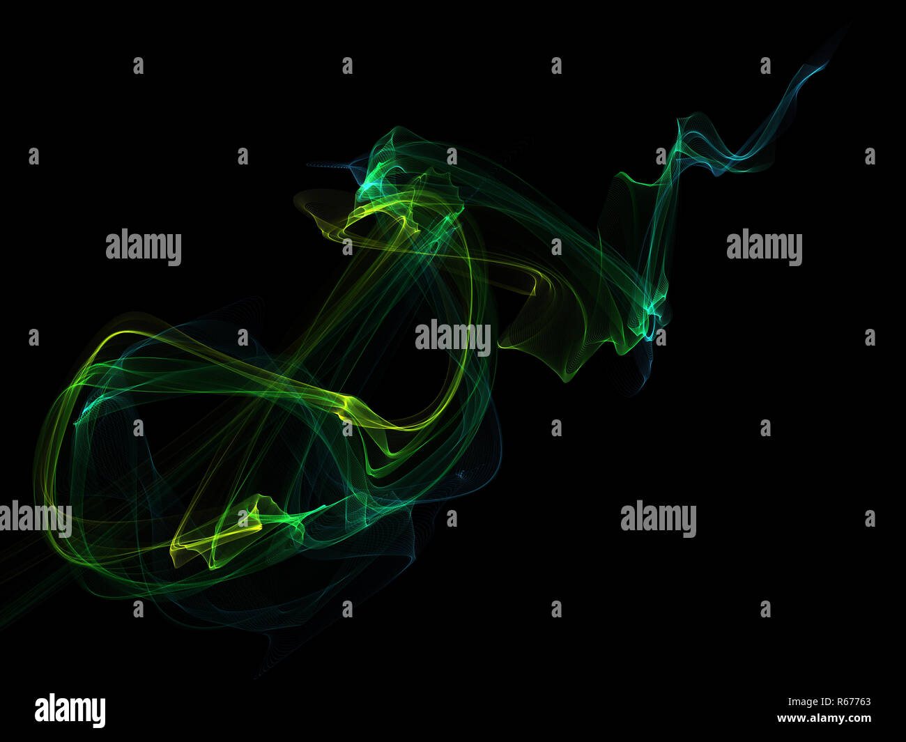 Dark abstract background with a glowing abstract waves Stock Photo - Alamy