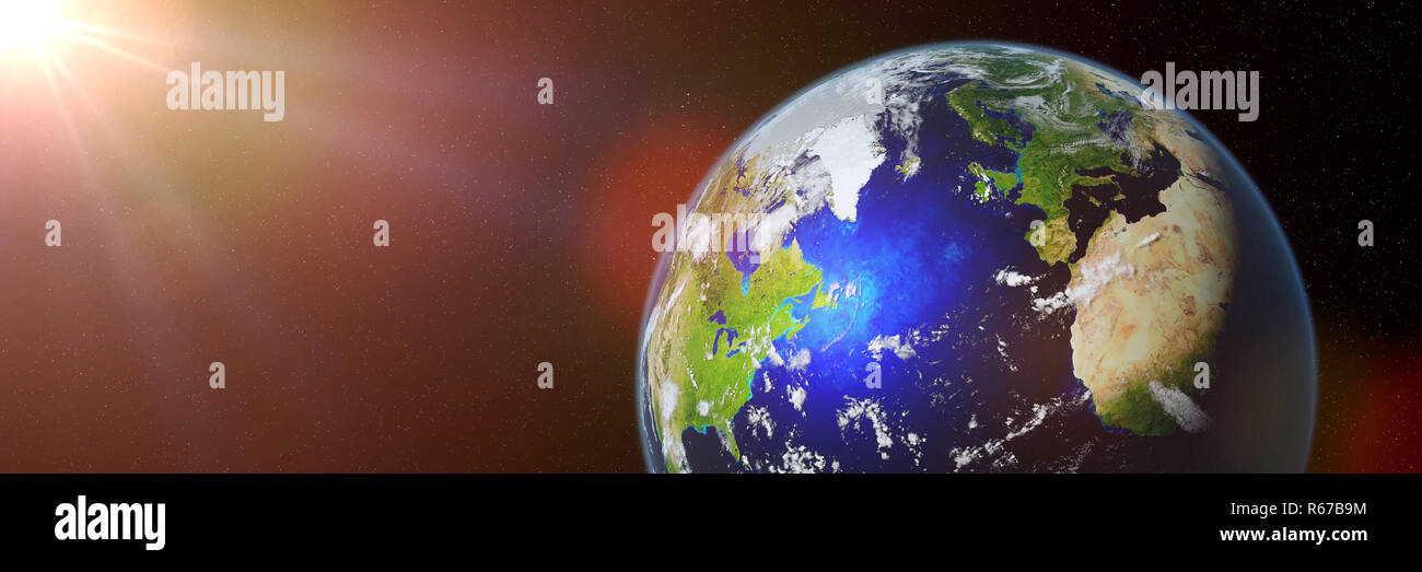 Earth, socalled ''blue marble'' lit by the Sun Stock Photo Alamy