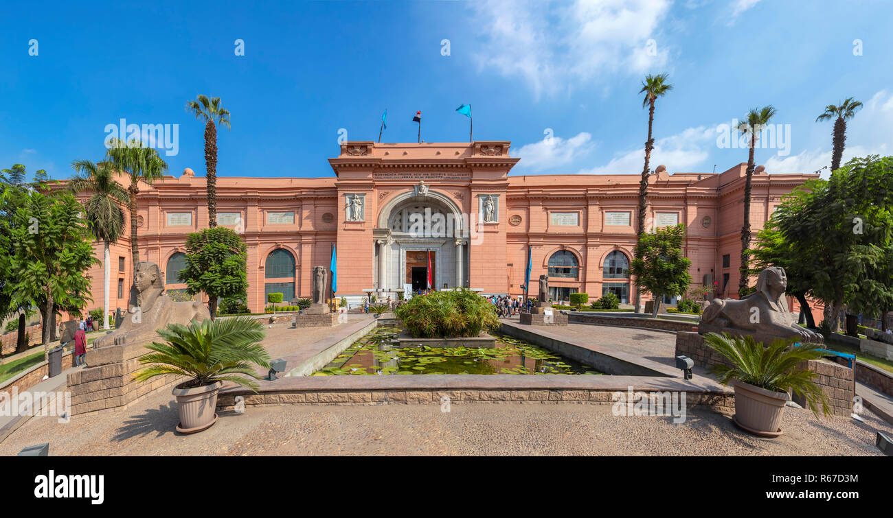 Egyptian museum of Cairo Stock Photo