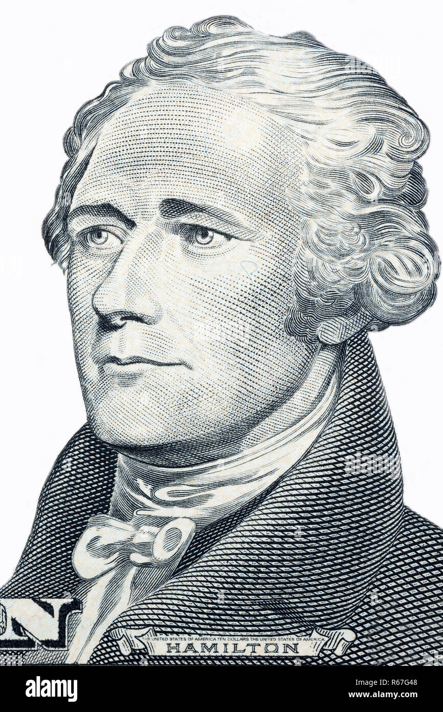 Alexander Hamilton, portrait Stock Photo - Alamy