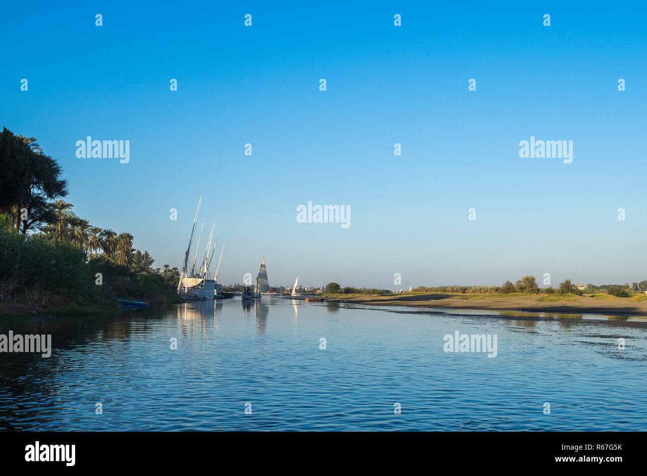 egypt banana island in luxor Stock Photo Alamy