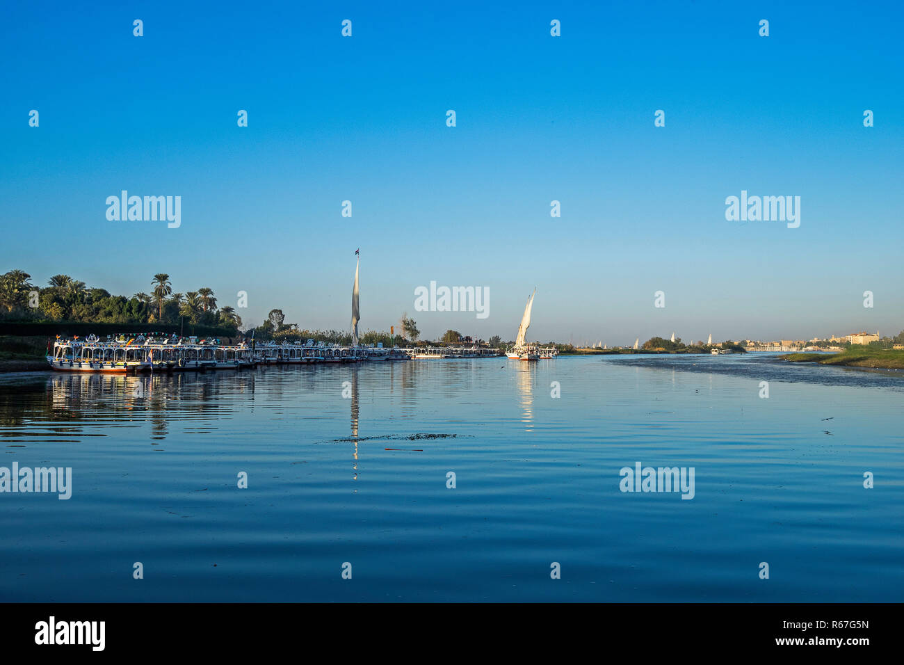 egypt banana island in luxor Stock Photo Alamy