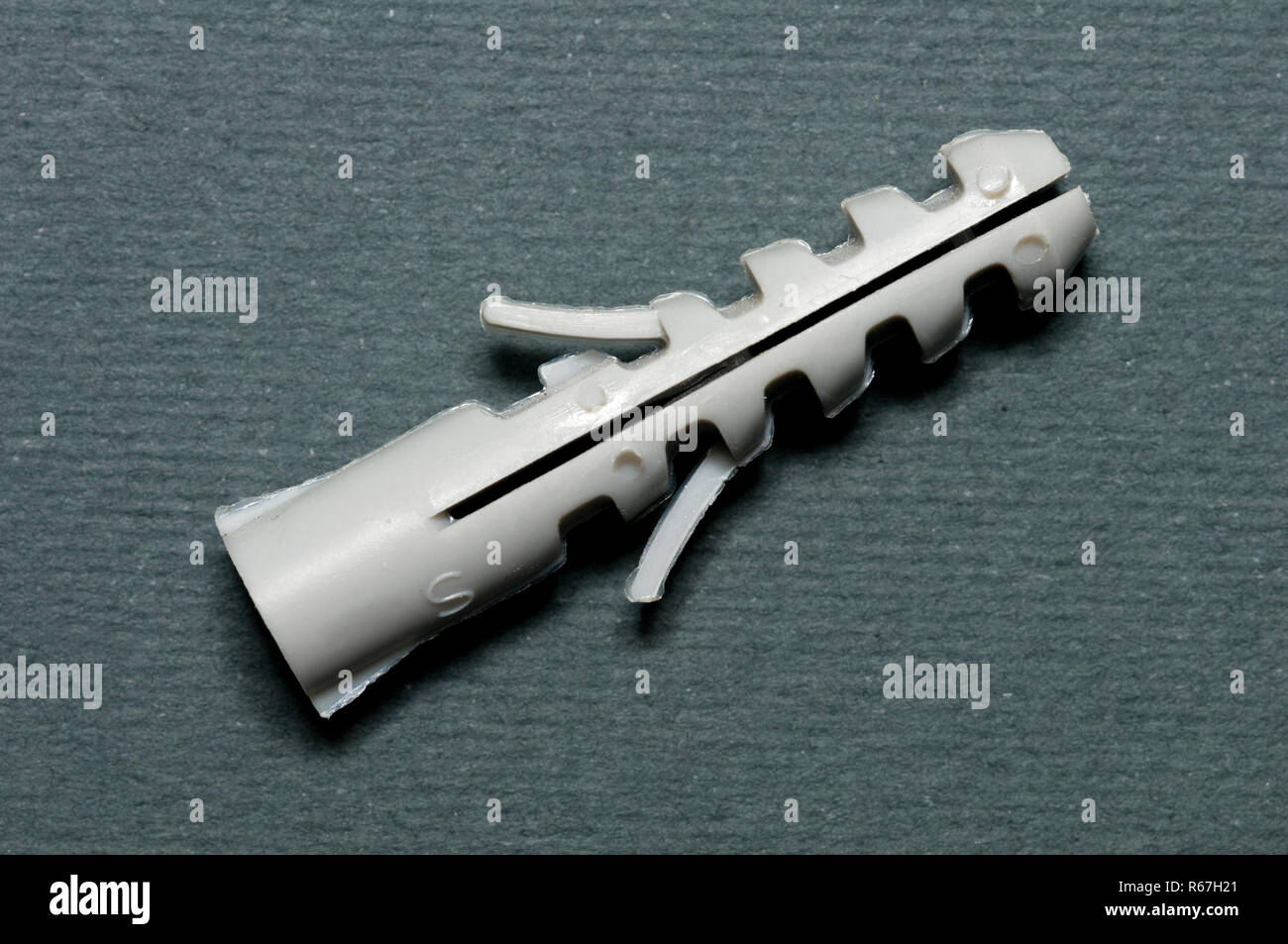 a plastic expansion plug Stock Photo Alamy
