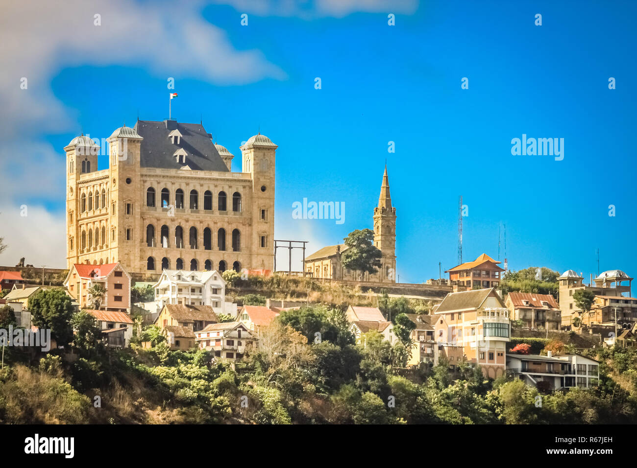 Rova Palace in Antananarivo Stock Photo Alamy