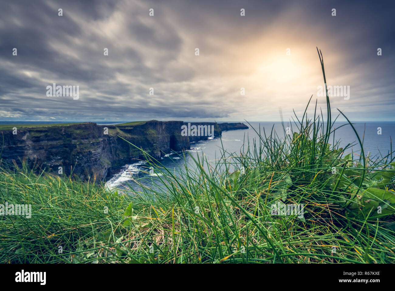 Cliffs of Moher Stock Photo Alamy