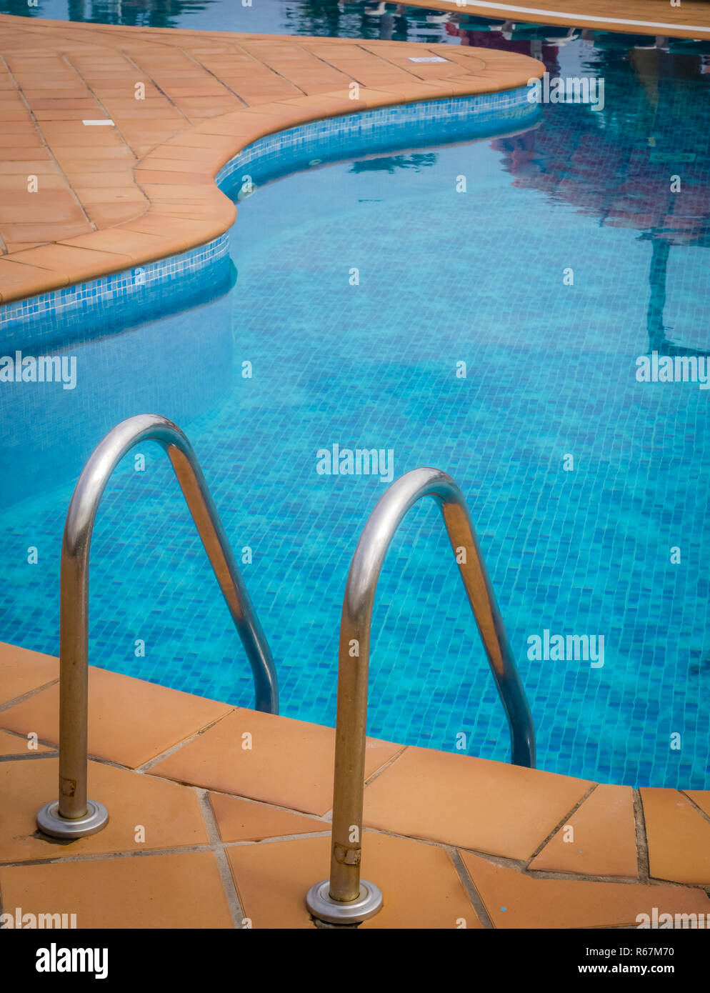 Pool safety rails hi-res stock photography and images - Alamy