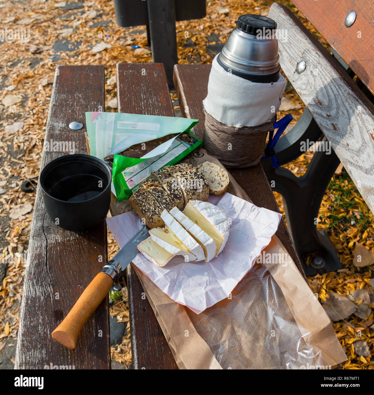 Bread, cheese and red wine in germany Stock Photo Alamy